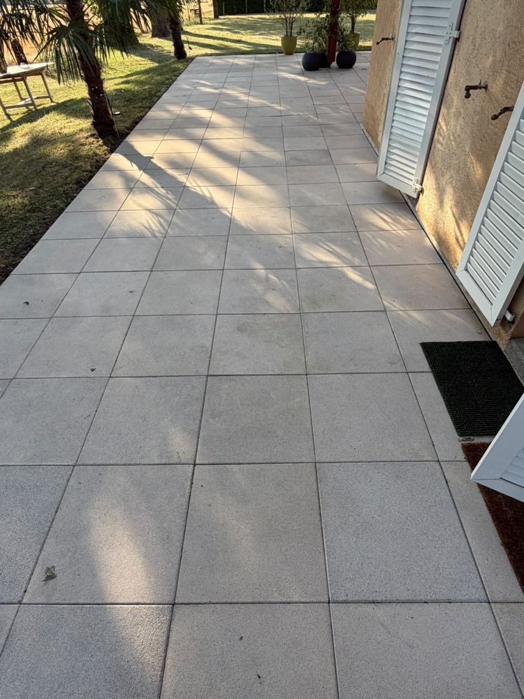 Terrasse nettoyée